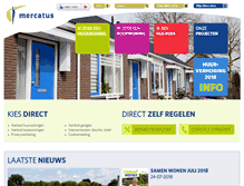 Tablet Screenshot of mercatus.nl